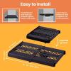 imageLockerMate AdjustAShelf Locker Shelf Extends to Fit Your Locker Easy to Use Perfect for School Office Gym PinkBlack