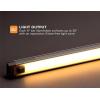 imagePureOptics LED LED Under Cabinet Lighting Kit 3Bars 9 Inches Each DIY ToolFree Installation Warm White 27K 18 Lumens 15 Watts Home Accent LEDUC93WKWarm