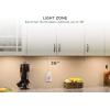 imagePureOptics LED LED Under Cabinet Lighting Kit 3Bars 9 Inches Each DIY ToolFree Installation Warm White 27K 18 Lumens 15 Watts Home Accent LEDUC93WKWarm