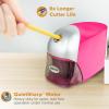 imageStanley Bostitch Heavy Duty 1Hole Electric Pencil Sharpener with Auto Stop Mechanism EPS8HDBLKPink