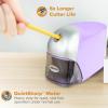 imageStanley Bostitch Heavy Duty 1Hole Electric Pencil Sharpener with Auto Stop Mechanism EPS8HDBLKPurple