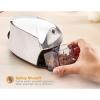 imageStanley Bostitch Heavy Duty 1Hole Electric Pencil Sharpener with Auto Stop Mechanism EPS8HDBLKSilver Chrome