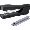 imageBostitch Office Dynamo 4 in 1 Standup Stapler Includes 420 Staples 20 Sheet Capacity Integrated Pencil Sharpener Staple Remover ampamp Staple Storage MagentaMidnight