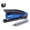 imageBostitch Office Executive 3 in 1 Stapler Includes 21 Staples and Integrated Staple Remover One Finger Stapling No Effort 2 Sheet Capacity Spring Powered Stapler BlackGray INP2Navy Blue