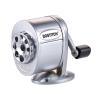 imageBostitch Office Wall Mount Manual Pencil Sharpener Tip Saver 8 Hole Dial 6X Longer Cutter Life Vertical or Horizontal Mounting Silver