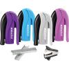 imageBostitch Office inSHAPE Compact Stapler 15 Sheet Capacity One Finger No Effort Spring Powered PurpleAssorted Value Pack 2  No Color Choice