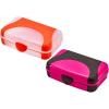 imageIts Academic Hard Pencil Case Durable Plastic Pencil Box KidFriendly Design Pink ampamp BluePink  2Pack