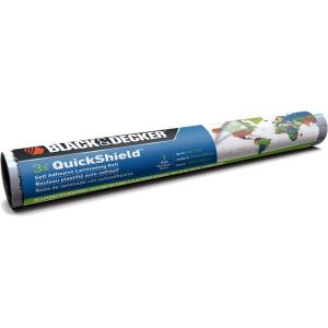 imageBLACK  DECKER QuickShield SelfAdhesive Letter Size Laminating Sheets 3mil 50 Pack LET50SHSS120RSS
