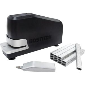 imageBostitch Impulse 30 Sheet Electric Stapler Value Pack  Heavy Duty NoJam with Trusted Warranty Guaranteed by Bostitch Black 02638