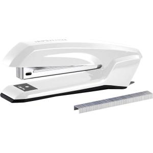 imageBostitch Office Ascend 3 in 1 Stapler Integrated Remover ampamp Staple Storage 420 Staples Included 20 Sheet Capacity Lightweight White B210WHT Full Size