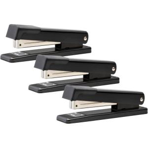 imageBostitch Office Classic Metal Desktop Stapler 20 Sheet Capacity Dual Clinch Opens for Tacking FullStrip Black3 pack