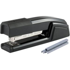 imageBostitch Office Epic Metal 3 in 1 Stapler 25 Sheet Capacity Includes 210 Staples in Staple Storage Compartment ampamp Integrated RemoverBlack