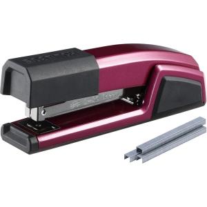 imageBostitch Office Epic Metal 3 in 1 Stapler 25 Sheet Capacity Includes 210 Staples in Staple Storage Compartment ampamp Integrated RemoverMagenta