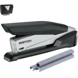 imageBostitch Office Executive 3 in 1 Stapler Includes 21 Staples and Integrated Staple Remover One Finger Stapling No Effort 2 Sheet Capacity Spring Powered Stapler BlackGray INP2Gray
