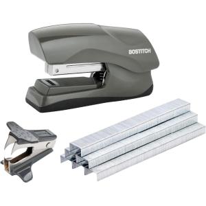 imageBostitch Office Heavy Duty 40 Sheet with 1250 Staples and Staple Remover No Jam Desktop Stapler School Bulletin Boards Office ampamp Classroom Red B175REDVPGray