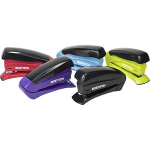 imageBostitch Office Inspire 15 Sheet Stapler  One Finger No Effort Spring Powered Stapler  Assorted Colors No Color Choice 1491Assorted Colors
