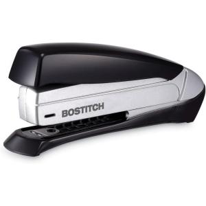 imageBostitch Office Inspire 20 Sheet Stapler  One Finger No Effort Spring Powered Stapler  Black 1423Silver  Black