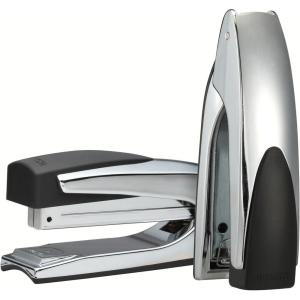 imageBostitch Office Premium Executive Metal Desktop Stapler StandUp Design 20 Sheet Capacity Staple Supply Indicator ChromeChrome