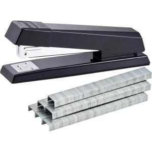 imageBostitch Office Stapler NoJam Premium for Desktop Includes 1250 Staples FullStrip 25 Sheet Capacity BlackSingle