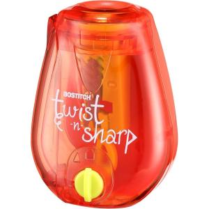 imageBostitch Office TwistnSharp Pencil Sharpener for Kids ampamp Colored Pencils Pink PS1PINKECRed
