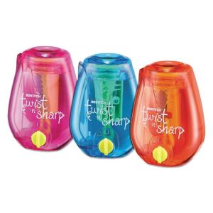 imageTwistnSharp Pencil Sharpener Random Assorted 3 12 x 1 14 x 5 12 6PK
