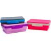 imageIts Academic Flexi Storage Box Folding Collapsible and Adjustable for Pencils Supplies and More Purple 23135Blue
