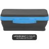 imageIts Academic Flexi Storage Box Folding Collapsible and Adjustable for Pencils Supplies and More Purple 23135Blue