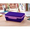 imageIts Academic Flexi Storage Box Folding Collapsible and Adjustable for Pencils Supplies and More Purple 23135Purple