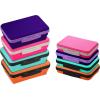 imageIts Academic Flexi Storage Box Folding Collapsible and Adjustable for Pencils Supplies and More Purple 23135Purple
