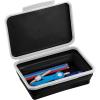 imageIts Academic Flexi Storage Box Folding Collapsible and Adjustable for Pencils Supplies and More Purple 23135Black