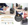imageBostitch Konnect Rechargeable Battery Pencil Sharpener for KT2 Desk Organizer No2Colored Pencils Black