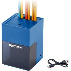 imageBostitch Konnect Rechargeable Battery Pencil Sharpener for KT2 Desk Organizer No2Colored Pencils Blue