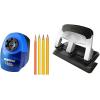 imageBostitch Office QuietSharp 6 Electric Pencil Sharpener Heavy Duty Classroom Sharpener ampamp Bostitch Office TwistnSharp Pencil Sharpener for Kids ampamp Colored Pencils Assorted Colors PS1ADJBlue