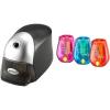 imageBostitch Office QuietSharp Executive Heavy Duty Electric Pencil Sharpener Black and Bostitch Office TwistNSharp Manual Pencil Sharpener 3Pack