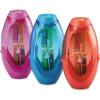 imageTwistNSharp Pencil Sharpener TwoHole 391 X 15 X 588 Randomly Assorted Colors 6Pack