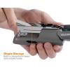 imageBostitch Office 20 Sheet Mini Stapler with 210 Staples Fits into The Palm of Your Hand Gray