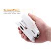 imageBostitch Office 20 Sheet Stapler Include 210 Staples Small Stapler Size Fits into The Palm of Your Hand White KTB150WHITE