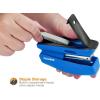 imageBostitch Office 20 Sheet Stapler Mini Stapler Fits into the Palm of Your Hand Blue B150Blue