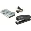 imageBostitch HalfStrip Desktop Stapler Kit with Staple Remover and Staples Black 606BLKPPHalf Strip Compact Stapler Pack