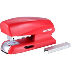 imageBostitch Office 20 Sheet Stapler Mini Stapler Fits into the Palm of Your Hand Red B150Red