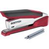 imageBostitch Office InPower SpringPowered Premium Desktop Stapler  One Finger No Effort RedSilver 1117