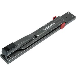 imageBostitch Office AntiJam Long Reach Stapler 20 Sheet Capacity Adjustable Durable BlackLong Reach Stapler
