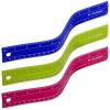 imageIts Academic Flexi Rulers 12 Inches and 30 Cms Flexible Plastic Straight Edges Perfect for Teachers Classrooms 3 Bright Colors 12 PackPinkBlueGreen