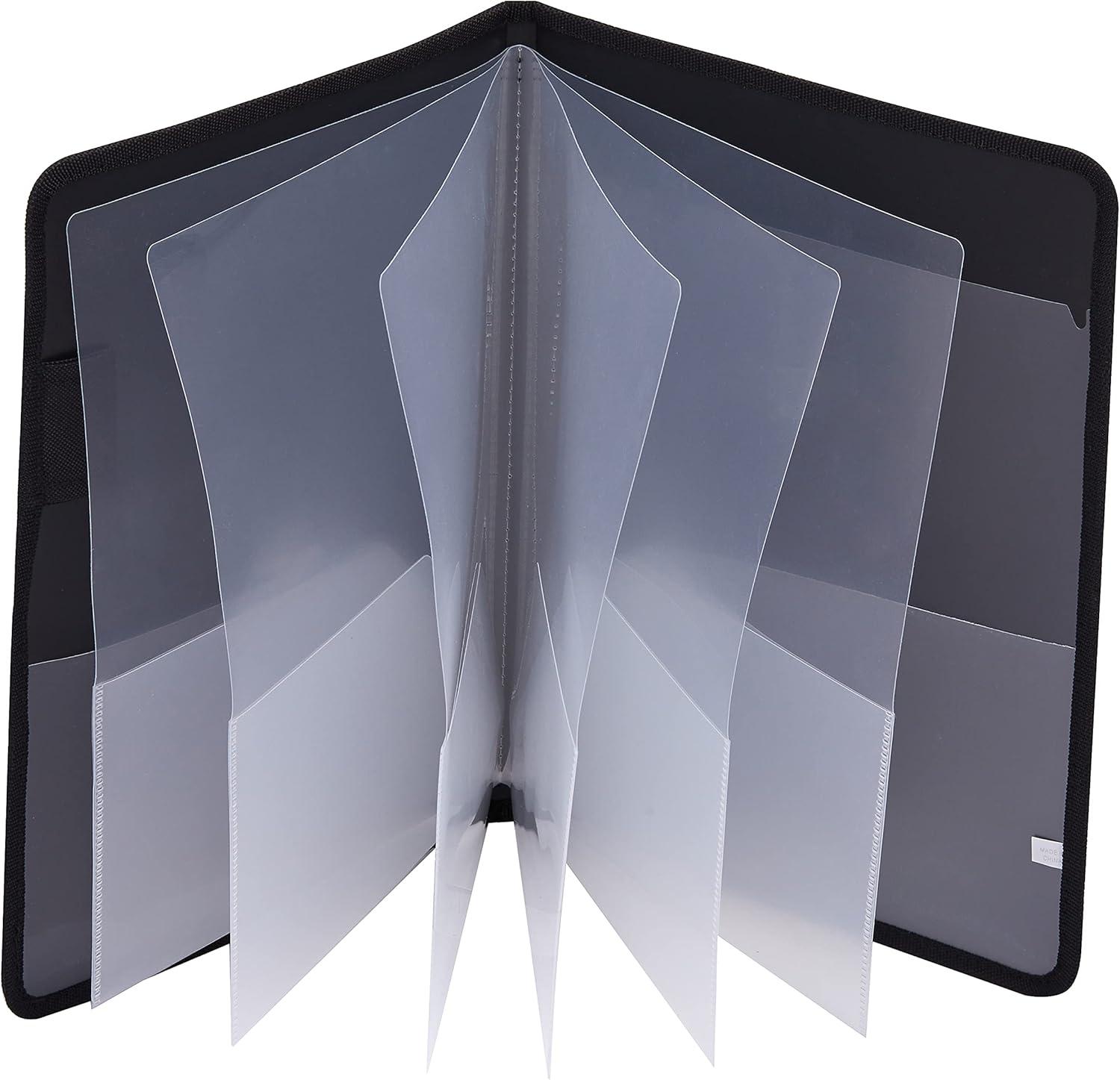 imageIts Academic Executive Portfolio 14 Pocket Assorted Colors Color May Vary 982841 Count Pack of 6