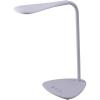 imageBLACKDECKER PureOptics LED VLED1820BD Battery LED Desk Lamp Dimmable with Adjustable Color Temperature 4 Hour Battery Life Rechargeable Reduces Eyestrain WhiteTriangle Base