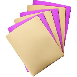 imageIts Academic 2Pocket Folder Multipack 11 x 18 Metallic Finish Perfect for Everyday Use School ampamp Office Gold ampamp Pink 6 Pack