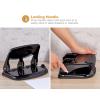 imageBostitch Office EZ Squeeze 40 Sheet 3Hole Punch Heavy Duty BlackBlack