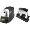 imageStanley Electric Pencil Sharpener with Auto Stop ampamp Bostitch 3 Hole Punch 40Sheet Capacity Ez Squeeze TechnologySharpener  3Hole Punch