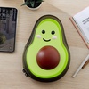 image:imageIts Academic Avocado Pencil Case School Supply Bag with Mesh Pocket Cute DesignAvocado