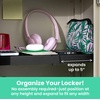 image:imageLockerMate AdjustAShelf 6Piece Locker Accessories Set Extends to Fit Your Locker Includes Storage Drawer Mirror Whiteboard Storage Cup Navy Blue 50924KITNVYBlack
